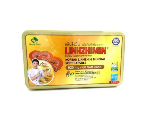 Linhzhimin - Reishi Mushroom Extract - 60 Capsules