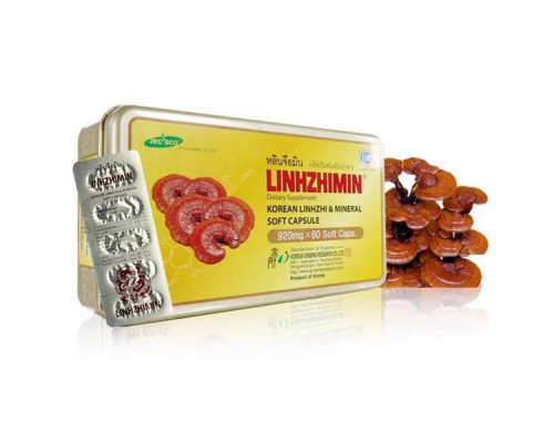 Linhzhimin - Reishi Mushroom Extract - 60 Capsules
