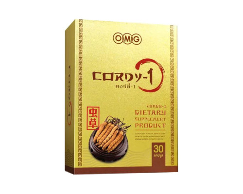 OMG CORDY-1 Tibetan Cordyceps Capsules 850 mg – 30 Capsules