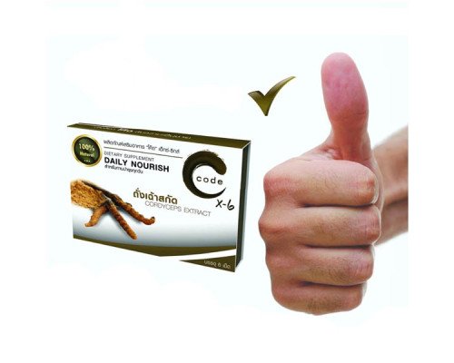 Code For Men X6 - Cordyceps Male Tonic - 6 Capsules